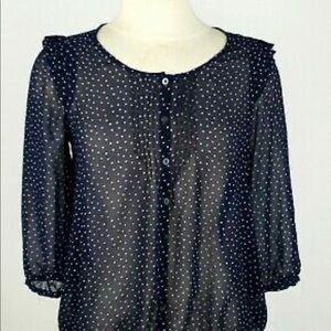Pins and Needles Sheer Blouse